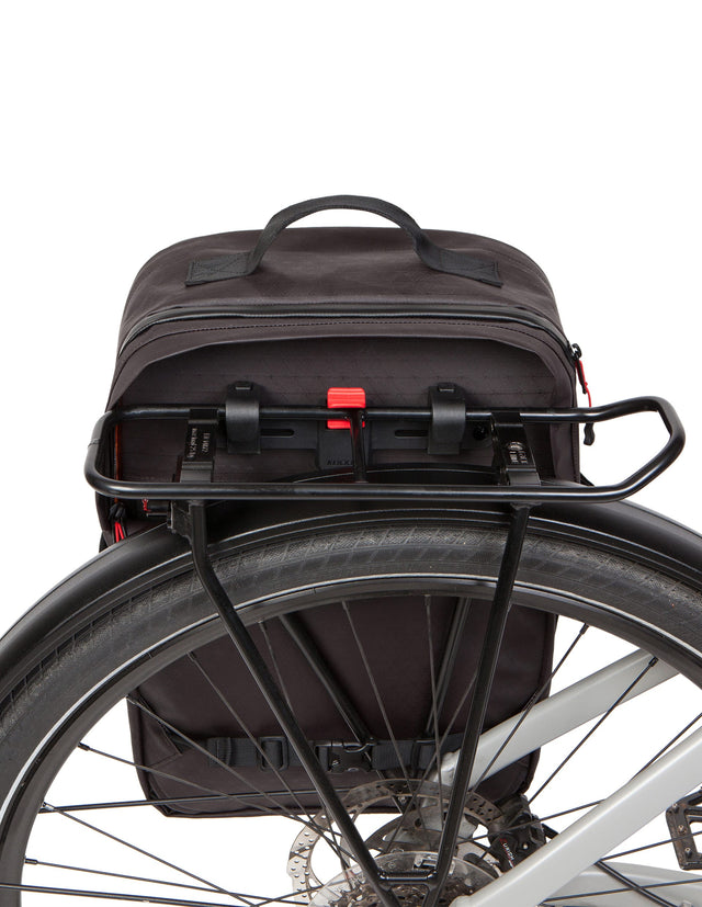 Two Wheel Gear - Alpha Pannier Backpack - KLICKfix Kompakt Rail Bike Rack System