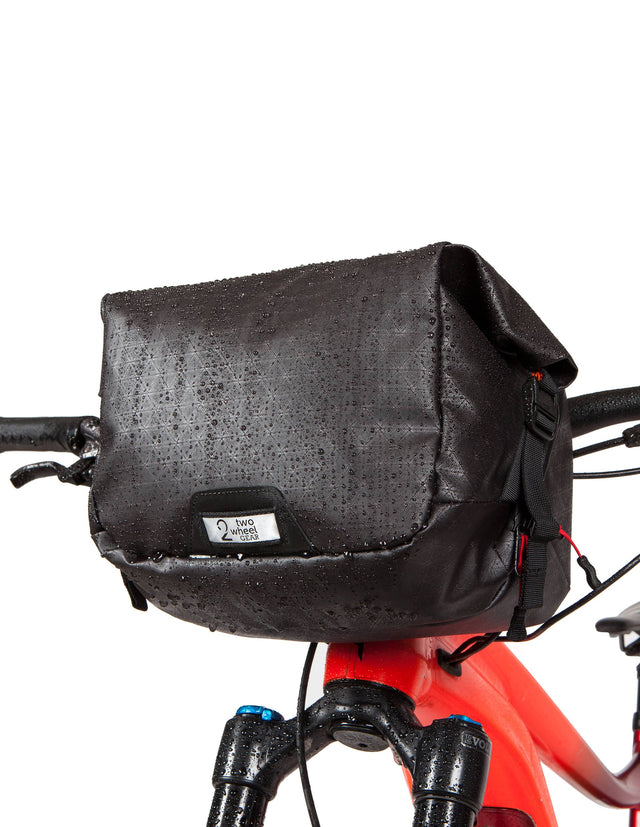 Two Wheel Gear - Alpha Handlebar Bag SMART - Black - Recycled Bike Bag